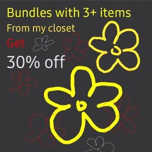 Bundles with 3+ items get 30% off (limited time)